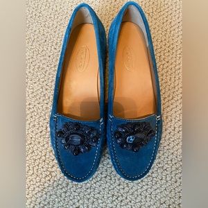 Talbots Blue Suede Shoes